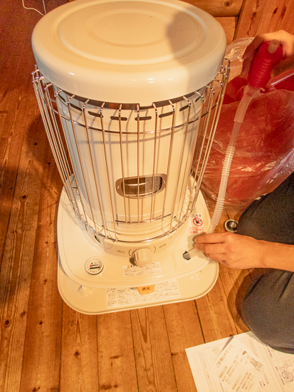 SL6625に灯油を入れる